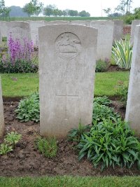 Peronne Road Cemetery Maricourt - Johnson, W