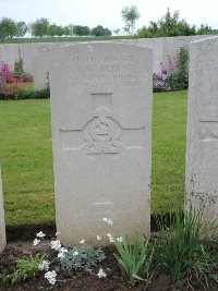 Peronne Road Cemetery Maricourt - Kelly, R