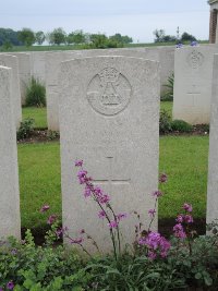 Peronne Road Cemetery Maricourt - Laverick, J