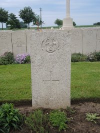 Peronne Road Cemetery Maricourt - Lawrence, J