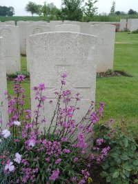 Peronne Road Cemetery Maricourt - Mallinson, J