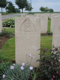 Peronne Road Cemetery Maricourt - Marsland, John William