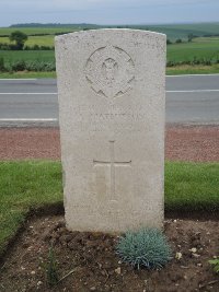 Peronne Road Cemetery Maricourt - Mathieson, A