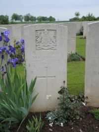Peronne Road Cemetery Maricourt - McLow, H H