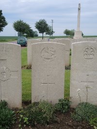 Peronne Road Cemetery Maricourt - McNabb, J