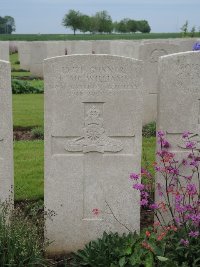 Peronne Road Cemetery Maricourt - McWilliams, F