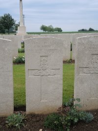 Peronne Road Cemetery Maricourt - Milner, J W