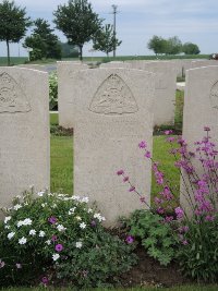 Peronne Road Cemetery Maricourt - Parkinson, W