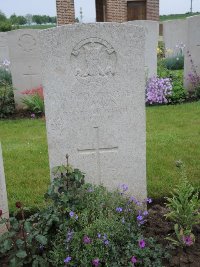 Peronne Road Cemetery Maricourt - Rankin, J