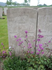 Peronne Road Cemetery Maricourt - Regan, J