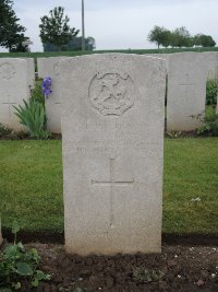 Peronne Road Cemetery Maricourt - Ricks, A