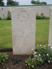 Peronne Road Cemetery Maricourt - Robertson, J