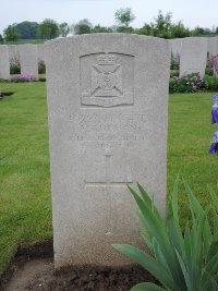 Peronne Road Cemetery Maricourt - Rudman, A