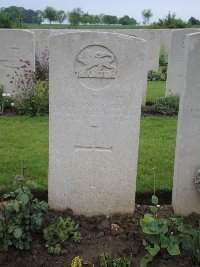 Peronne Road Cemetery Maricourt - Sanderson, A S