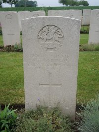 Peronne Road Cemetery Maricourt - Simpson, J T A