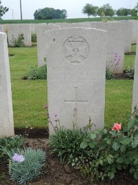 Peronne Road Cemetery Maricourt - Steptoe, J