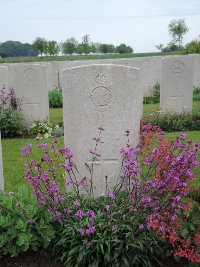 Peronne Road Cemetery Maricourt - Stewart, J W