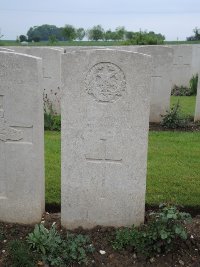 Peronne Road Cemetery Maricourt - Stewart, R