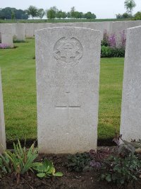 Peronne Road Cemetery Maricourt - Tegerdine, J O