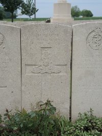 Peronne Road Cemetery Maricourt - Wager, Arthur Howell