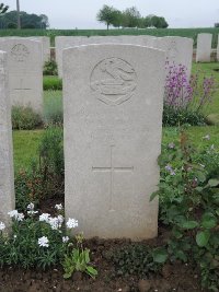 Peronne Road Cemetery Maricourt - Webber, W D