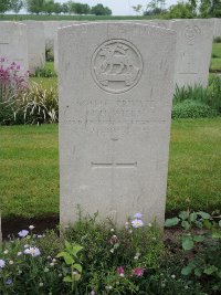 Peronne Road Cemetery Maricourt - Wilks, J H