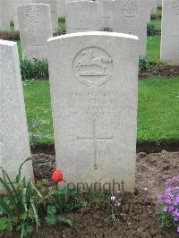 Peronne Road Cemetery Maricourt - Williams, J