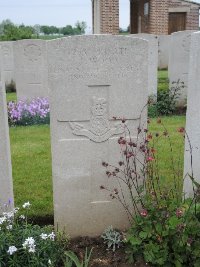 Peronne Road Cemetery Maricourt - Wood, J