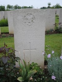 Peronne Road Cemetery Maricourt - Wood, William John