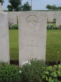 Peronne Road Cemetery Maricourt - Woodward, W