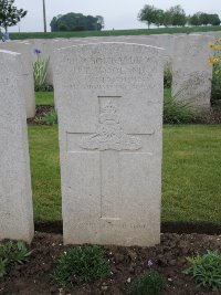 Peronne Road Cemetery Maricourt - Wooland, Horace Edgar