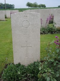 Peronne Road Cemetery Maricourt - Wyatt, A