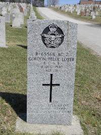 Toronto (Mount Hope) Cemetery - Loyer, Gordon Felix
