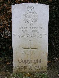 St. Hilaire Cemetery Frevent - Wilkins, A