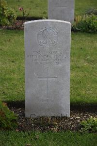 Maroeuil British Cemetery - Boyter, Alexander