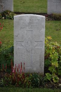 Maroeuil British Cemetery - Gibson, H