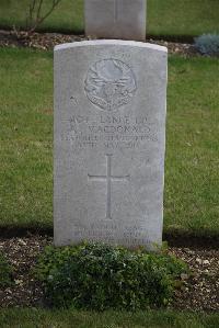 Maroeuil British Cemetery - MacDonald, A