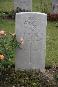 Maroeuil British Cemetery - Watt, J D