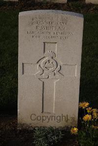 Ypres Reservoir Cemetery - Whittam, R
