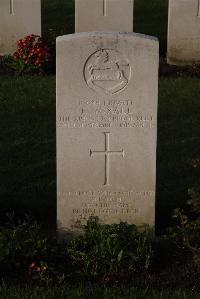 Ypres Reservoir Cemetery - Yoxall, Ernest