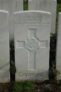 Bailleul Communal Cemetery Extension (Nord) - Binns, F C