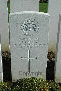 Bailleul Communal Cemetery Extension (Nord) - Carney, J