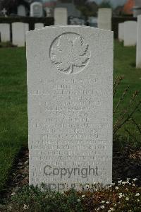 Bailleul Communal Cemetery Extension (Nord) - Evans, Alfred James Lawrence