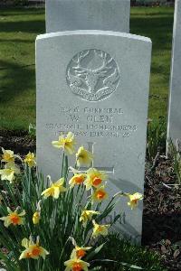 Bailleul Communal Cemetery Extension (Nord) - Glen, W