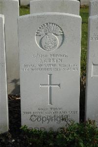 Bailleul Communal Cemetery Extension (Nord) - Green, John