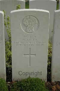Bailleul Communal Cemetery Extension (Nord) - Greive, William