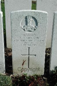 Bailleul Communal Cemetery Extension (Nord) - Grigson, A H