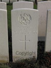 Bailleul Communal Cemetery Extension (Nord) - Gunn, Angus