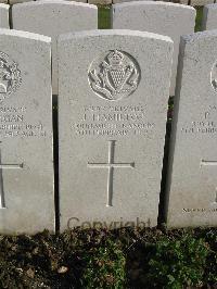 Bailleul Communal Cemetery Extension (Nord) - Hamilton, J
