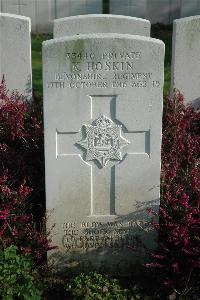 Bailleul Communal Cemetery Extension (Nord) - Hoskin, Kenneth
